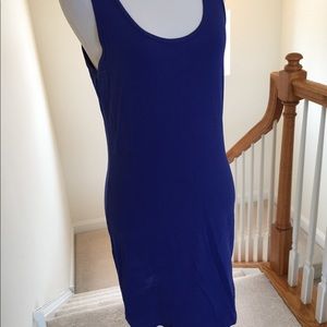 Royal blue tank dress size med